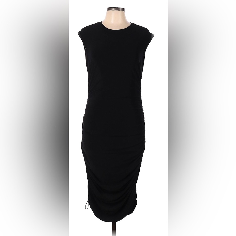 Beyond Ashley side rauched drawstring dress